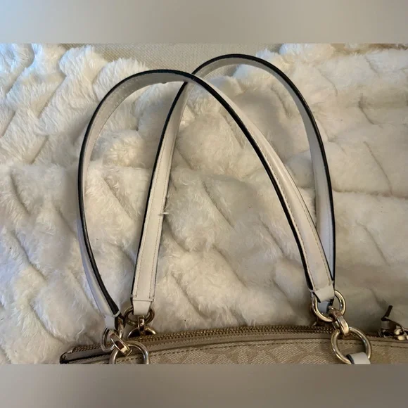 Coach Christie Signature Logo Small Shoulder Bag Carryall Tote - Picture 8 of 15